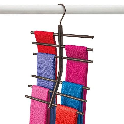 Lynk Hanging Tiered f Holder - Closet Hanger - Organizer Rack - Bronze