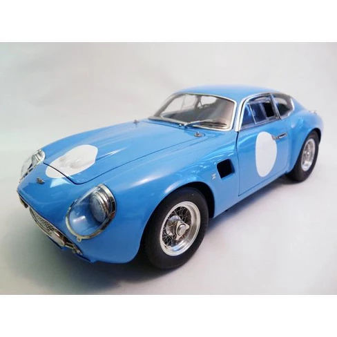 1961 Aston Martin DB4 GT Zagato Blue Limited to 1500pc 1/18 Diecast Car Model by CMC