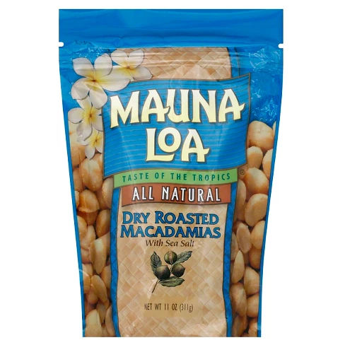 Mauna Loa Dry Roasted Macadamias with Sea Salt - 11oz