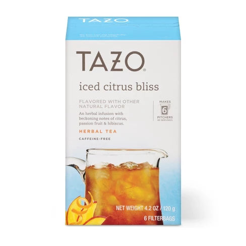 Tazo Iced Citrus Bliss Caffeine-Free al Tea 6 ct