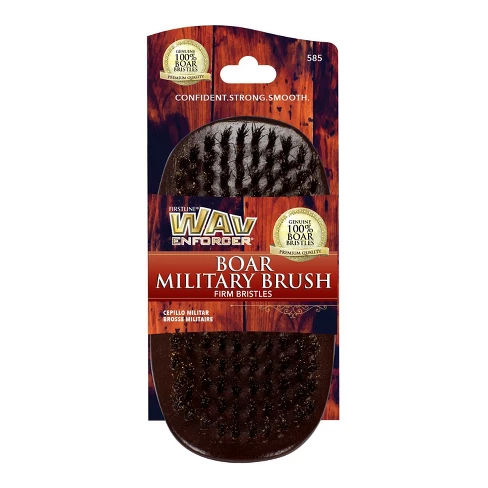 WavEnforcer Military Brush - Wood
