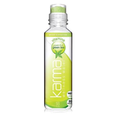 Karma Passionfruit Green Tea Wellness Water - 18 fl oz