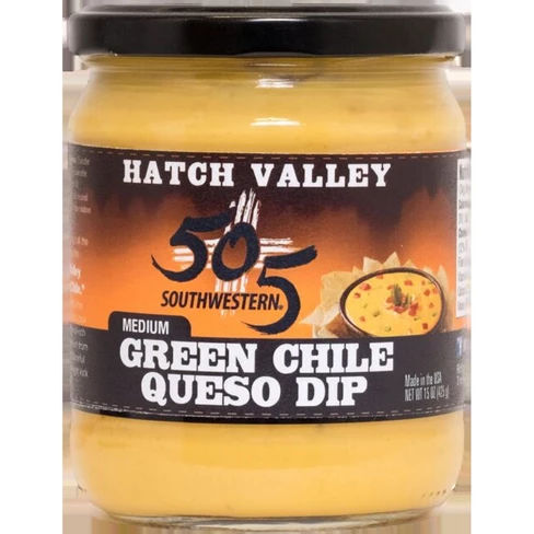 505 Southwestern Hatch Valley Medium Green Chile Queso - 15oz