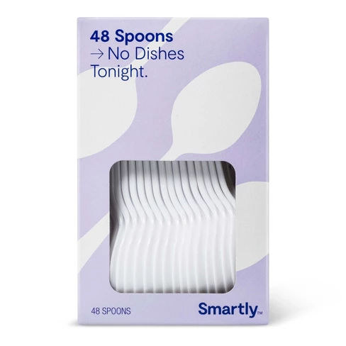 Plastic Spoons - 48ct - Smartly™
