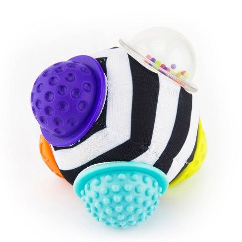 Sassy Chime & Chew Textured Ball