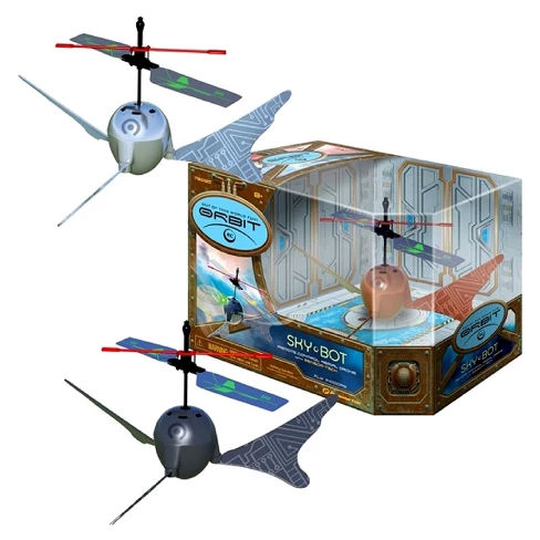 Orbits Sky Bot Infrared Rc Hovering Hand Flyer- Gray