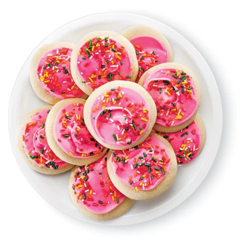 Sugar Cookies With Pink Icing 10ct Market Pantry Buy Online