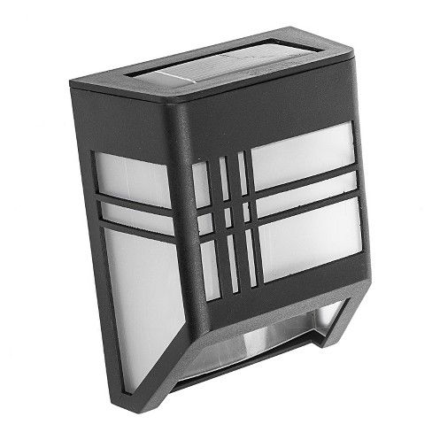 Paradise Garden Solar With LED Deck Light - Black