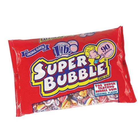 Super Bubble Gum - 16oz/90ct