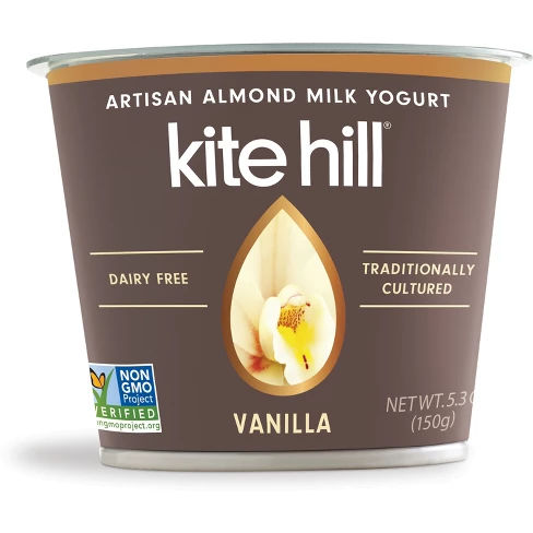 Kite Hill Vanilla Artisan Almond Milk Yogurt - 5.3oz