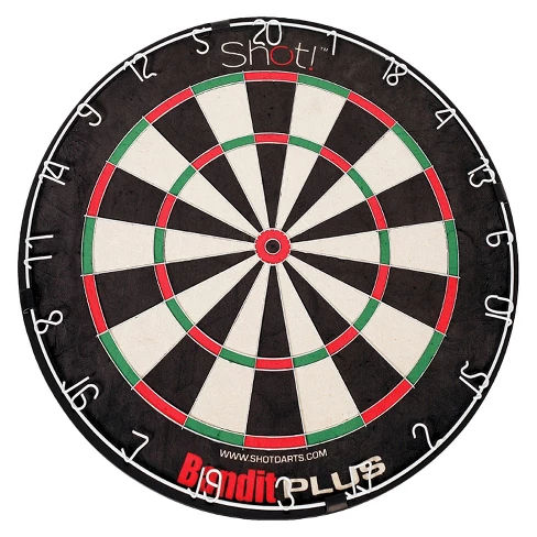 DMI Darts Bandit Plus Staple-Free Bristle Dartboard