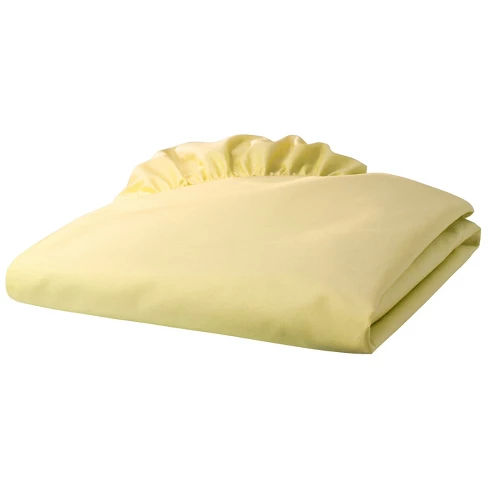 TL Care 100% Cotton Percale Fitted Crib Sheet - Maize