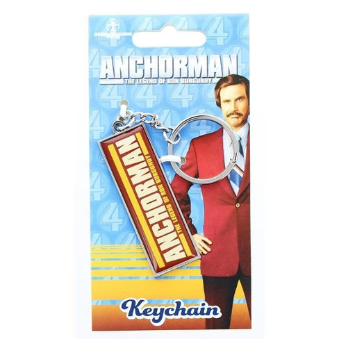 Anchorman The Legend of Ron Burgundy Logo Keychain