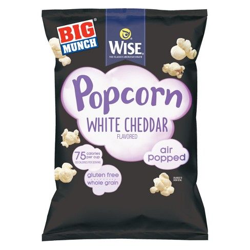Wise White Cheddar Flavored Popcorn - 1.75oz