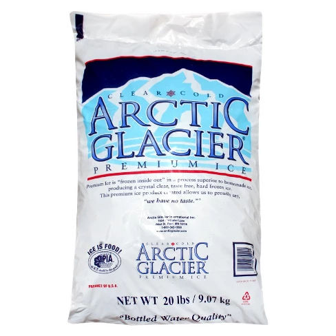 Arctic Glacier Bag Ice Cubes - 20lb