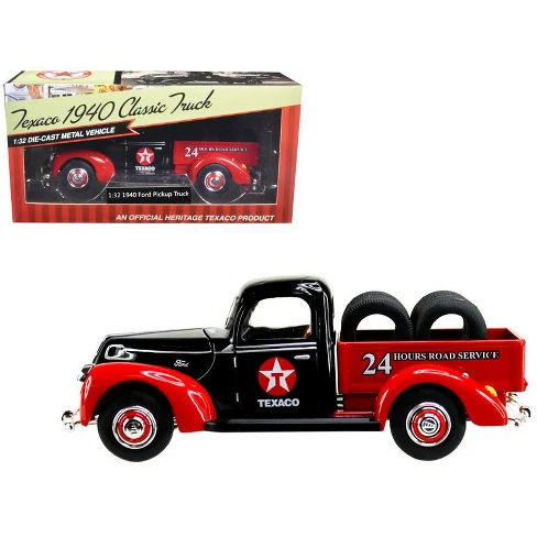 1940 Ford Pickup Truck "Texaco" with Tires 1/32 Diecast Model Car by Beyond Infinity