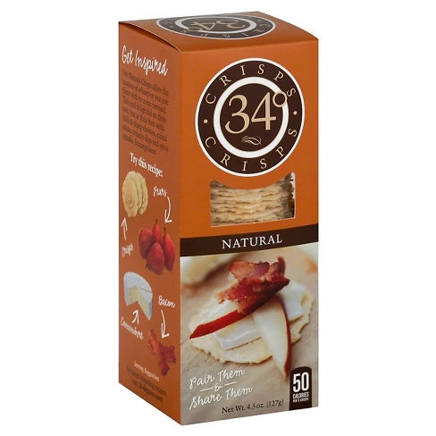 34 Degree Natural Crackers - 4.5oz