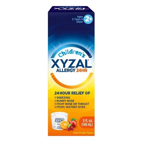 Children's Xyzal y  Liquid - Tutti Fruti Flavor - Levocetirizine Dihydrochloride - 5 fl oz