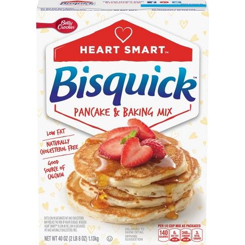 Bisquick Heart Smart Reduced  Pancake and Baking Mix - 40oz