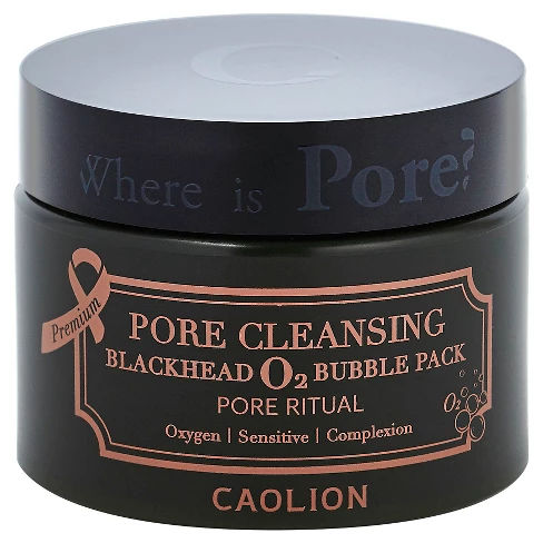 Unscented Caolion Premium Blackhead O2 Bubble Pore Pack - 1.76oz