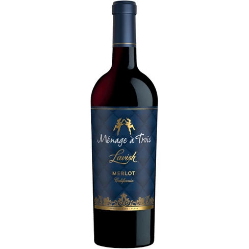 Menage a Trois Lavish Merlot Red Wine - 750ml Bottle
