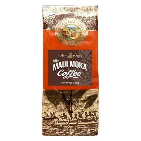 Royal Hawaiian Maui Moka Medium Roast Ground Coffee - 7oz