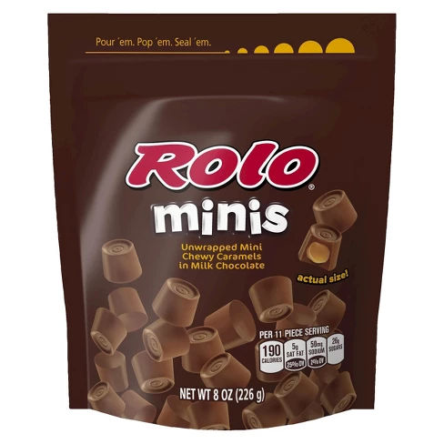 Rolo Minis Chewy Caramels in Milk Chocolate - 8oz