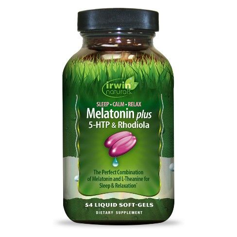 Irwin Naturals Melatonin Plus 5-HTP Dietary Supplement Softgels - 54ct
