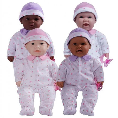 JC Toys Designed by Berenguer Loveable 16" Dolls - Set of 4