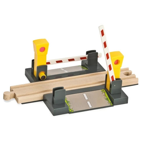 Eichhorn Wooden Train Level Crossing - 4pc
