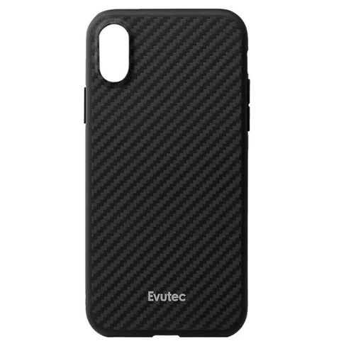 Evutec Apple iPhone XR AER Karbon Case (with Car Vent Mount) - Black