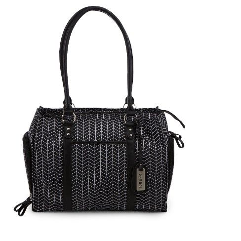 Bananafish Line Art Breast Pump Bag - Black/White