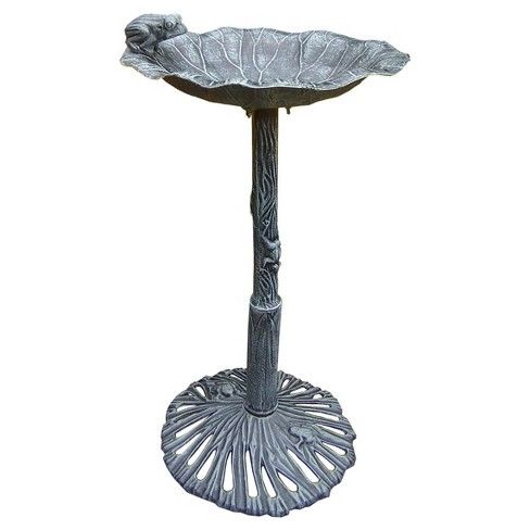 35" Aluminum Oakland Living Birdbath