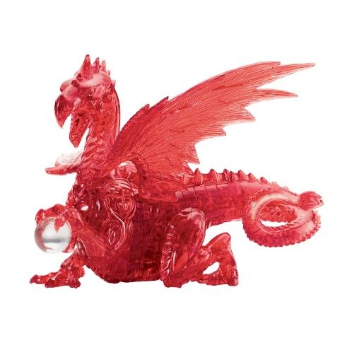 Bepuzzled 3D Deluxe Crystal Puzzle - 56pc Red Dragon
