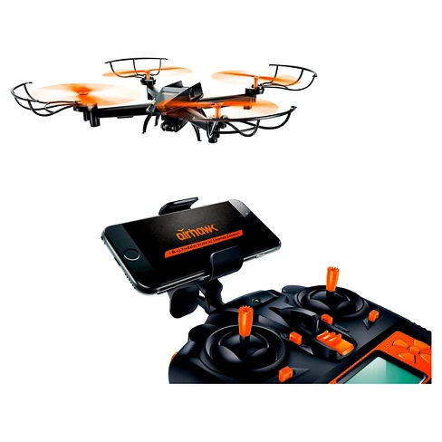 Airhawk - M-13 Predator Drone with Wi-fi Live Streaming Camera, Orange