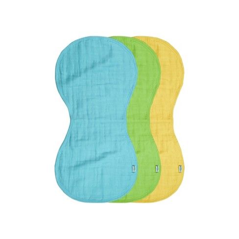 Green Sprouts®  Cotton Muslin Burp Cloths 3pk