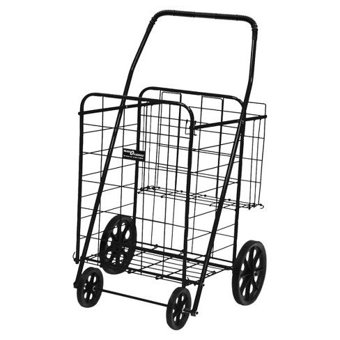 Narita Jumbo Shopping Cart Plus, Black
