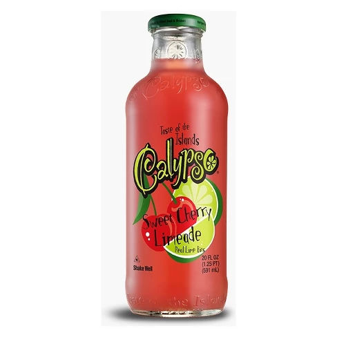 Calypso Sweet Cherry Limeade - 20 fl oz Glass Bottle