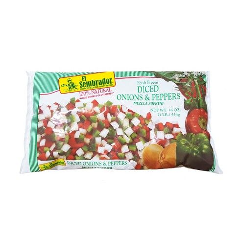 El Sembrador Fresh Frozen Diced Onions & Peppers - 16oz