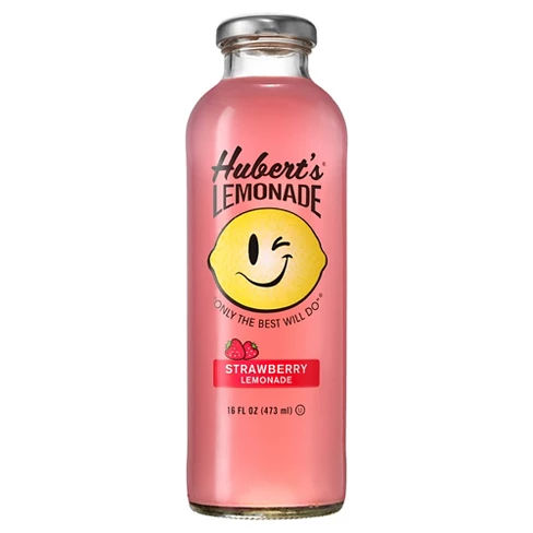 Hubert's Strawberry Lemonade - 16 fl oz Glass Bottle