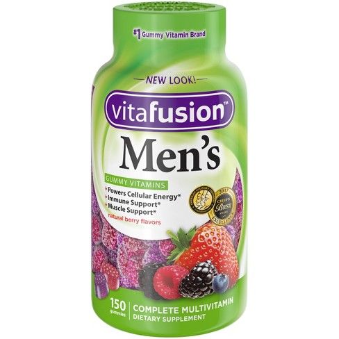 Vitafusion Men's Multi Dietary Supplement Gummies - Berry - 150ct