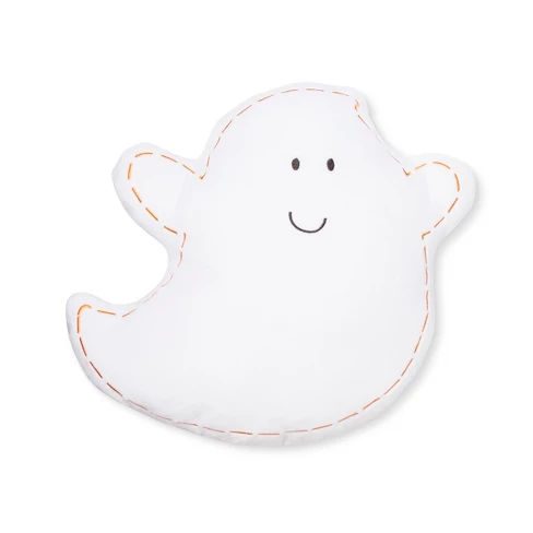 Ghost Throw Pillow White