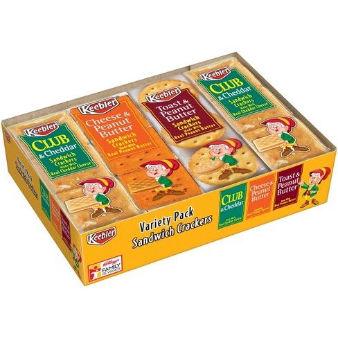 Keebler Variety Pack Sandwich Crackers - 8ct