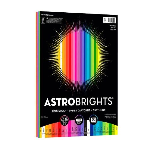 Astrobrights 75ct Cardstock Printer Paper