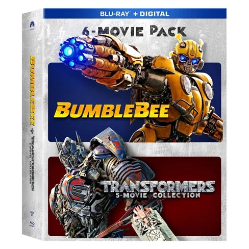 Bumblebee and Transformers Ultimate 6 film Collection (Blu-Ray + Digital)