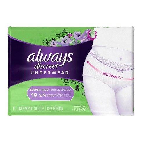 Always Discreet Incontinence Underwear for Women Maximum