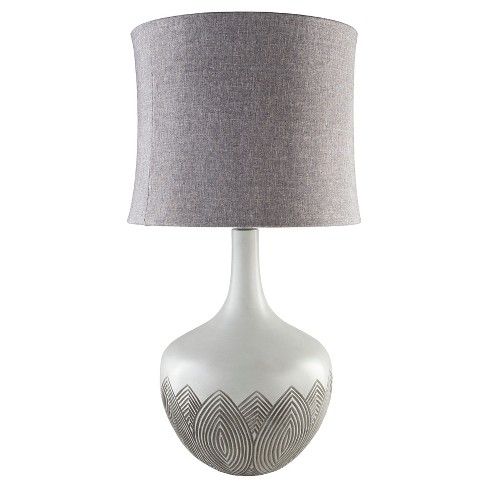 Alec Table Lamp Gray (Lamp Only) - Surya