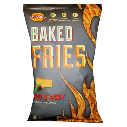 Snikiddy Hot & Spicy Baked Fries 4.5oz