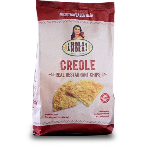 Hola Nola Creole Tortilla Chips - 12oz Bag