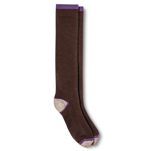 Alaska Knits Women's Knee High Socks - Brown 9-11